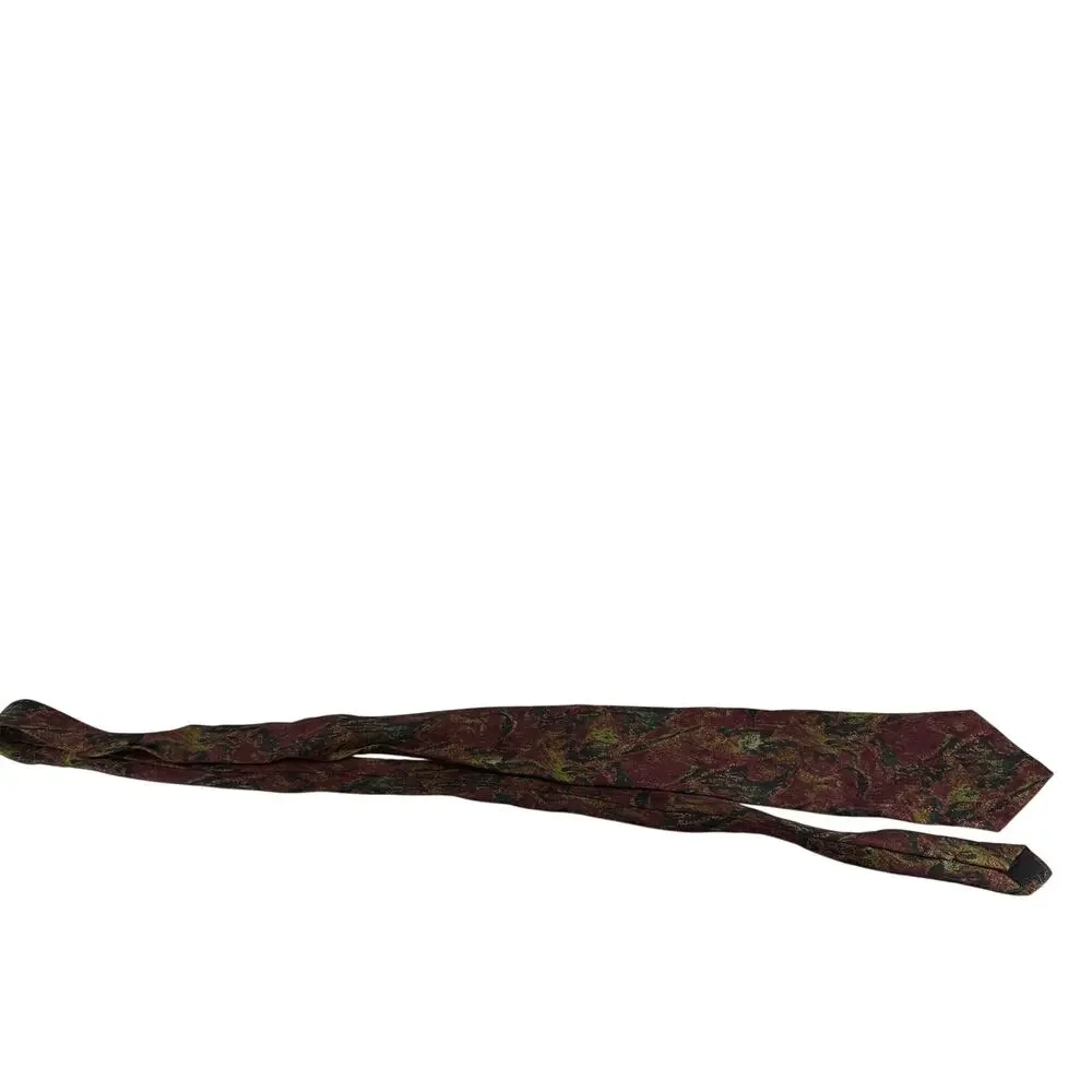 Fendi Cravatte Men's Vintage Silk Tie Multicolored Made in Italy